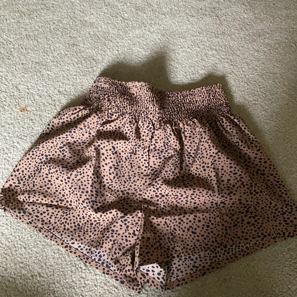 dalmatian print shorts (brand new!)